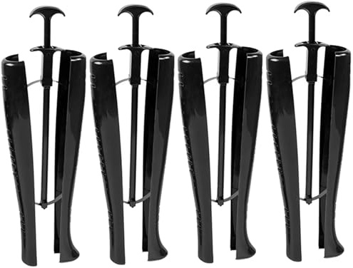 Pineeseatile 2 paires de Shapers de bottes pour bottes hautes Arbre 12 pouces Shaper chaussures réglable avec poignée Embauchoirs lavables anti-rides pour cowboy, femmes, Shaper