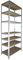 Shelf Creations Basic Schwerlastregal 230x100x40cm verzinkt 7 Böden - Regal Kellerregal Metallregal smartes Steckregal Lagerregal Werkstattregal Archivregal Industrieregal Haushaltsregal Ordnerregal