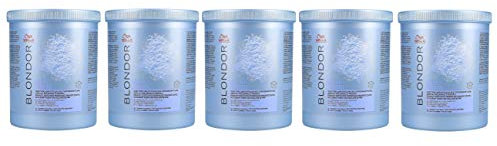 5er Wella Professionals Blondor Multi Blonde Powder Blondierung 800 g