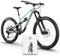 unleazhed Bike Protection BP01 S Frame e-Bike sons of Battery Black Glossy |Rahmenschutzfolie für Mountainbikes | Made in Germany | 10 -teiliges Rahmenschutz-Set | extrem reißfest