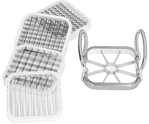 Affettatrice per mele, 8 lame extra large, taglierina e divisorio in acciaio inossidabile resistente