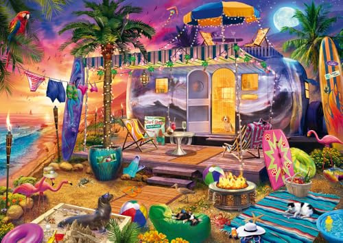 Schmidt 58573 Jeff Haynie, With the Caravan by the Sea, 1000 bitar pussel