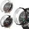 carinacoco 2 Pack Case Compatible for Amazfit Active 2 With Screen Protector, TPU Full Coverage Plated Watch Protective Cover Bumper Shell Cover, Black+Transparent