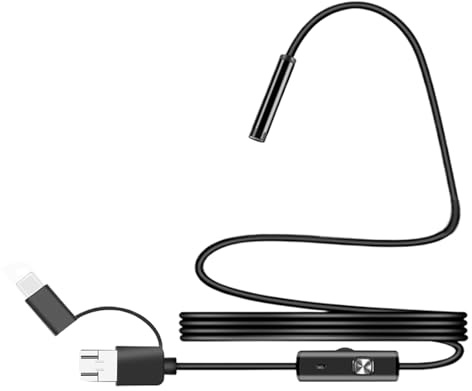 Caméra Endoscopique | Caméra d'Égout Étanche IP67,3.5 m de Câble, Endoscope Plug-and-Play Réglable pour Inspection de Vidange et Plomberie