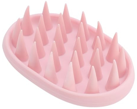 LUCKDANO Brosse pour Cuir Chevelu en Silicone - Brosse à Shampoing à Dents Flexibles, Adaptée aux Cheveux Mouillés et Secs, Nettoie en Profondeur le Cuir Chevelu, Offre une Expérience de Shampoing