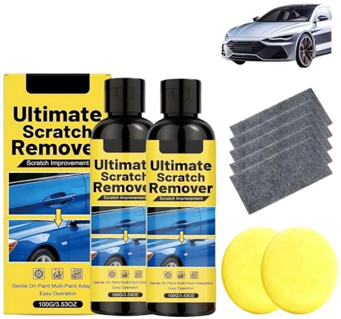 2 pezzi di Nanopolix Scratch Remover, Kit per la rimozione dei graffi auto Nano Polix, Rimuovi graffi definitivo, Pasta per la rimozione rapida di graffi profondi, Kit lucidante per tutti i colori di