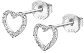 LOTUS SILVER Pendientes LP3670-4/1 Moments Plata Corazón Circonitas engastadas Mujer