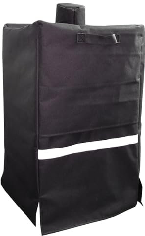 Funda para barbacoa genérica | Refugio para barbacoa | Funda de parrilla impermeable | Funda protectora impermeable para ahumadero, construcción robusta 66,04 x 66,04 x 119,38 cm para mejorar la