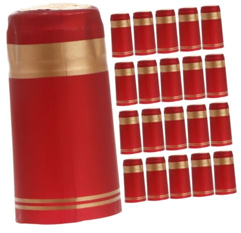 LIFKOME 50 Pièces Film D'étanchéité Pour Bouteille De Vin Rouge Scellant à Vin Pour Bouteilles De Vin En Gros Fuite Bouchons Scellants: Soudeuses Étiqueter Hôte Couverture Capsules Pvc