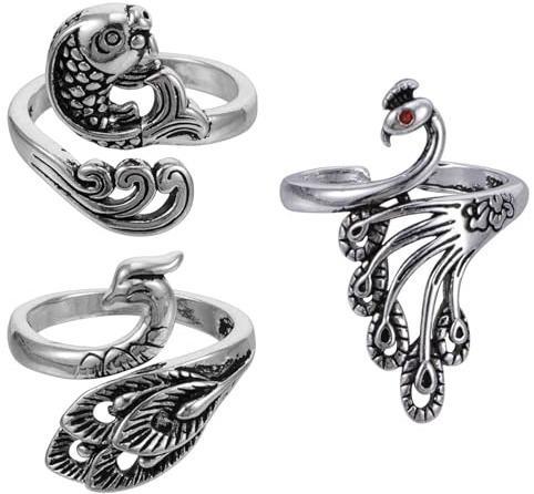 TEMPNAP Anillo Ajustable de Tejido de Lana 3 Piezas, Herramienta para Enrollar Hilos y Ganchillo, Accesorio Creativo para Costura y Manualidades, Útil para Mantener Tensión Constante