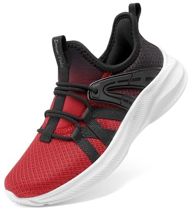 DREAM PAIRS pojkar flickor slip-on sneakers barn tennis atletisk löpning promenader andningsbara lätta skola gym skor