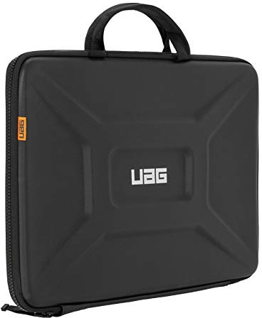 Urban Armor Gear universal Laptoptasche für Apple MacBook Pro, Microsoft Surface Book 2 / Laptop 3 uvm. (universal Schutzhülle bis 15 Zoll, Innentasche, Handsschlaufe, verschleißfest) schwarz