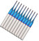 10 Stück Schaftfräser Satz Hartmetallfräser Blue Corn Cutter CNC PCB Gravur Fräswerkzeug Carving Drill Werkzeuge(1.0mm)