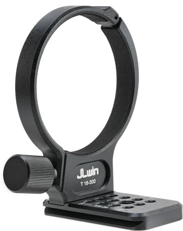 FOTGA Metall-Stativhalterung Objektiv Stativschelle Halterungsring 74mm für Tamron 18-300mm F/3.5-6.3 Di III-A VC VXD Objektiv, unten mit 1/4 & 3/8 Schnellwechselplatte für Acra-Swiss Stativ