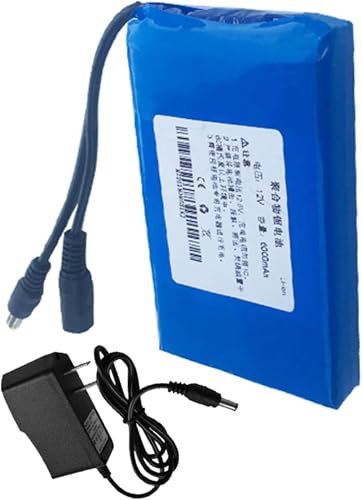 12V,9Ah, DC 12V Lithium Ion Rechargeable Battery 3Ah,4Ah,5Ah,6Ah,7Ah,9Ah,12Ah,16Ah,24Ah Portable Lithium Polymer Battery for 12 Volt Power Supply with Charger