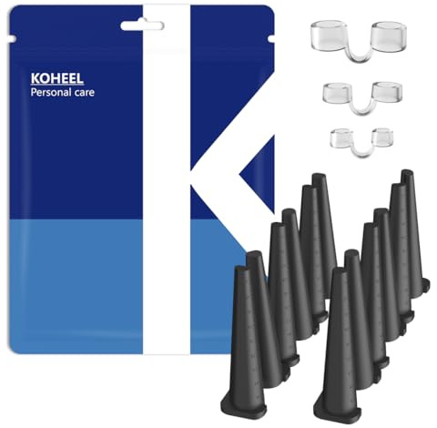 KOHEEL DR Nasal Dilator, Anti Snoring Device with Various Sizes, Reduce Snoring and Improve Airflow, Comfortable Nose Vents, Breathing Aids for Better Sleep (6 Count)