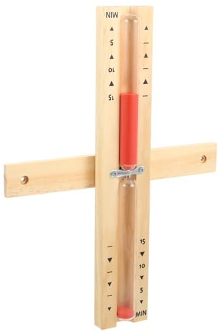 OATIPHO Minuteur d'horloge décorative en bois pour sauna et salle de bain