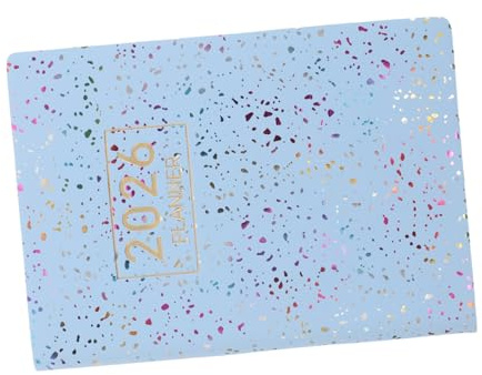 LOLIPPYY Mini Agenda Mensuel 2026 Format A7 Carnet-calendrier Léger Pour Organisation Quotidienne Et Planification De Voyages, Pour Usage Extérieur