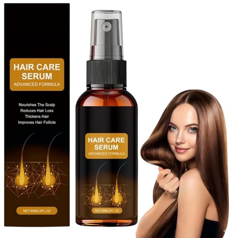 Hair Perfume Oil for Women Men, Volumising Hair Serum Spray for Thinning Hair Thicker Fuller Look, Lightweight Non-Greasy Formula for Daily Care, Rosemary Biotin Hair Growth Serum Spray 60ml