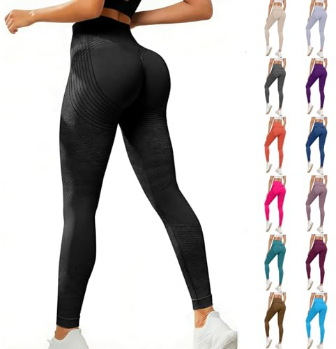 Anti celluliter 3D-kompression leggings dam celluliter leggings hög midja lymfatisk dränering gym scrunch sport yogabyxor sportkläder