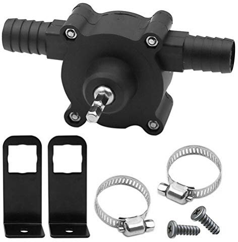 Tianbi Pompe de Forage Électrique Portative Pompes de Transfert Auto-Amorçantes Pompes à Eau de Fluide D'huile Petite Pompe à Eau Domestique Pompe D'entraînement de Perceuse à Main