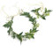 MIVAIUN 1 Pezzo Corona di Fiori e 1 Pezzo Ghirlanda a Mano Copricapo Regolabile Corona di Fiori Floreale Copricapo Copricapi di Nozze Festa per Matrimoni Feste Fotografia Fotografici Spiaggia (Verde)
