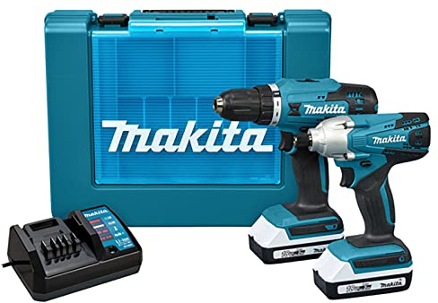 Makita DK18922A 2 Piece 18V Li-ion G-Series Combo Kit Supplied in a Carry Case