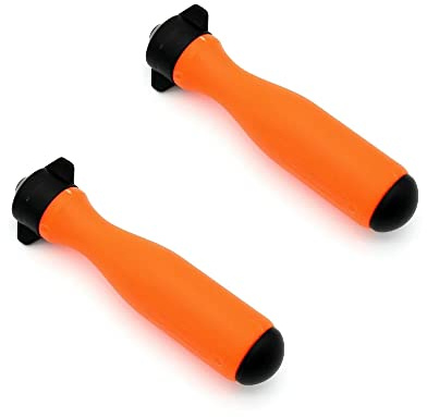 TorSor 2 Pack Round File Handle with Ajustable Tightening Nut Nylon Chainsaw File Handles Replacement for Diameter 4mm-5mm 0.2 inch Hole Chainsaw Sharpener Chain Saw Files Manual Chainsaw Sharpening