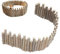 ANKROYU Holzzaun für Hamster, Holzbrücke für Nager, Ratte Holzleiter Spielzeug Natürliches Versteck für Kleintiere(40cm)