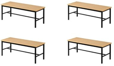 Riva office supplies Pack 2 Bancos de Vestuario 620 - Montado (1400x400x450mm)