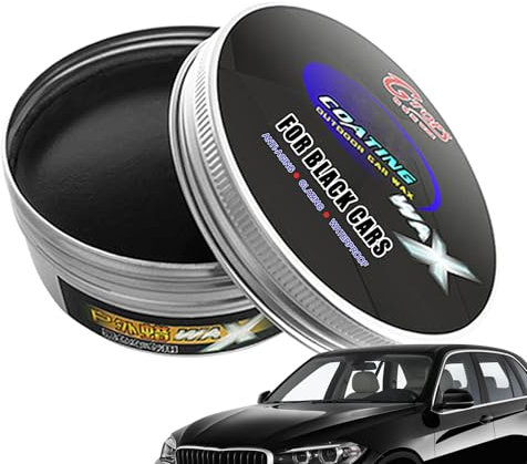 Autopolitur Schwarz Polituren - 200g Autopolitur Kratzer Entfernen Auto Schwarz | Schwarzer Auto Kratzer Entferner, Autopolierwachs Auto Polierpaste Kratzer, Auto Reparaturwachs Festes Autowachs