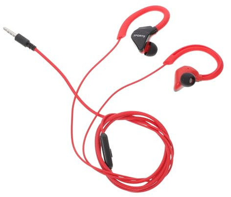 HOMSFOU 1paire Écouteurs Filaire Étanches Sportifs avec Oreille pour Running Cyclisme Et Fitness Confort Optimal Et Contrôle Facile du Volume
