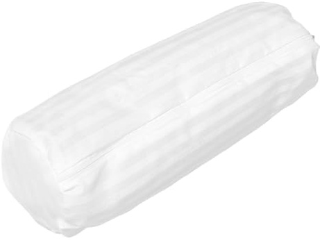 Amosfun Federa Per Cuscino Cervicale Rotondo 19.69X5.91 Pollici Fodera Rimovibile Con Cerniera Arrotolata Morbida E Traspirante Per Supporto Collo Casa E Divano