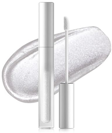 Erinde Metallic Glitzer Lippenstifte, Giltter 2-in-1 Lipstick&Lidschatten, Lippenstift 12 Stunden Halt, Hochpigmentiert Wasserfester Lipstick