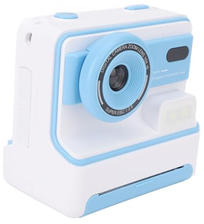 SENECESLI 48MP Instant Print Camera, Lightweight Compact Small Camera 1200 MAh Battery for Photography (Ljusblå)