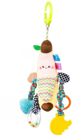 Goorder Baby Pram Toys 0-6 Months, Rattle Toy for Babies 6-12 Months, Baby Sensory Newborn Game 0 3 6 9, Fine Motor Skills Hanging Toys for Stroller Car Crib Boys Girls Gift