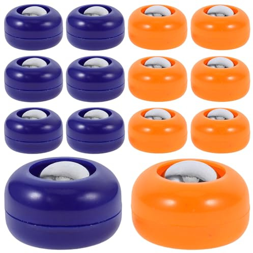 Mikinona Set 20 Pezzi Gioco da Tavolo di Curling Mini Shuffleboard Palline Scorrevoli in PP Accessori da Tavolo per e Adulti Uso Interno ed Esterno