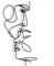 One line Arte - Decoración de pared de arte lineal, cuadros decoracion, decorativo de pared, decoracion hogar, decoracion jardin, lienzos decorativos, abstracto decoración, Arte de pared de metal.