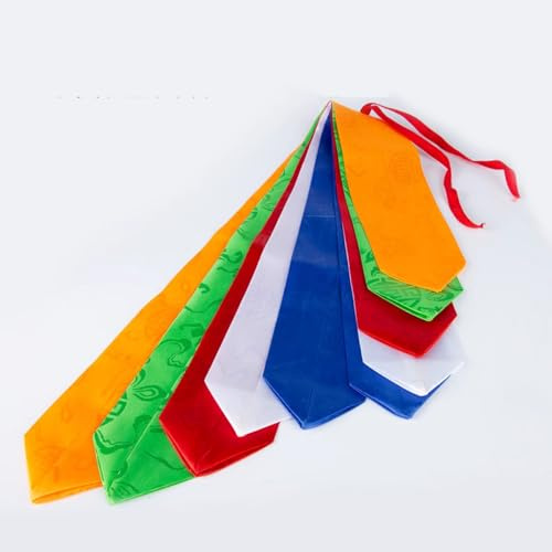 Banderas de oración, estilo tibetano budista, bandera de Nepal, cinco colores, suministros taoístas
