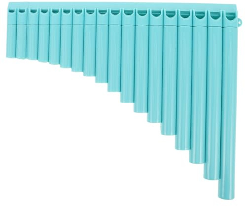 SUPVOX Flauta de Pan Tubos Instrumento de Flauta de Pan para Estudiantes y Educación Musical Color Azul Fácil de Tocar y Transportar para Uso Diario y Exploración Musical