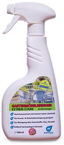 KaiserRein Profi Kunststoff-, und Gartenmöbel-reiniger Extra Stark 0,5L Spray Kunststoffreiniger PVC-Reiniger Intensivreiniger Insektenentferner Vogelkotentferner