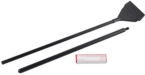 Smandy Aquarium Reinigung Set Algen Rasiermesser Schaber Reiniger Metall Algenschaber Reiniger Pinsel Rasierer Einstellbarer Grifflänge Algenreiniger Schaber Reiniger mit 10 Klingen für Aquarien