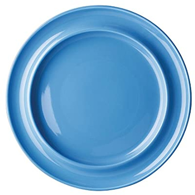 Olympia Heritage Raised Rim Plates Blue 253mm (Pack of 4)