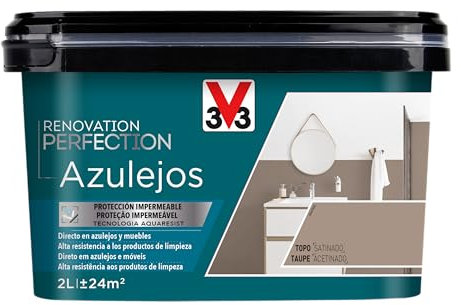 V33 Esmalte Renovation Perfection Azulejos Topo Satinado 2L