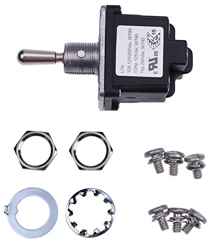 Toggle Switch 2NT1-7 Compatible with Genie S-60 S-65 Z-34/22 Z-45/22 DC Honeywell 2-Pole 3- Position Screw Terminals NT Series