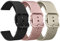 Mugust 3Pack Bracelets de Montres Silicone 22mm, Remplacement Dégagement Rapide pour Femme Homme 20mm 22mm (22mm, Or Rose/Or/Noir)