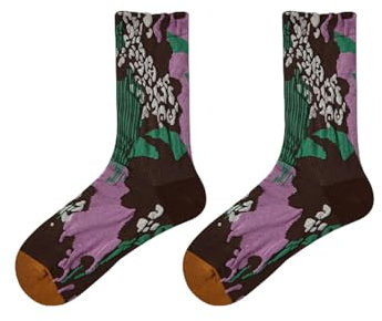 Gyios Socks Polka Dot Mid-tube Socks For Women Spring And Autumn Sweet And Cute Ruffled All-match Women's Socks-r8795 Begonia Hua Xin-average Code