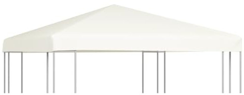 Furniture Select Gazebo Abdeckhaube, 310 g/m, 3 x 3 m, cremeweiß