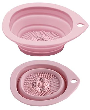 Bol de Nettoyage Pliable en Silicone EITABEL – Outil Portable pour Nettoyer les Pinceaux Maquillage, Puffs et Éponges