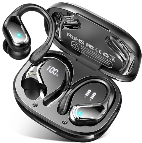 Rulefiss Wireless Earbuds Sport, for Android iOS Gym Workout